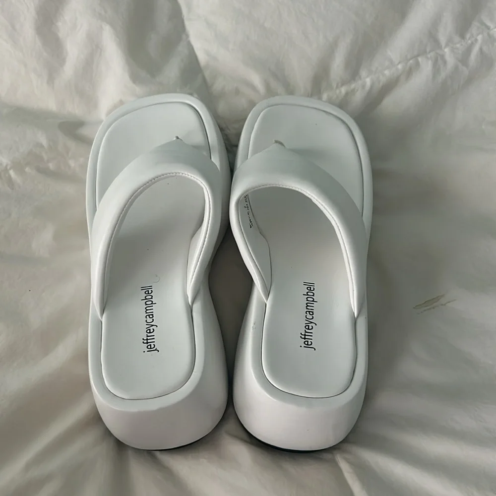 Jeffery Campbell platform flip flops